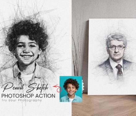 Pencil Sketch Photoshop Action