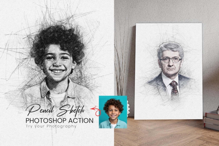 Pencil Sketch Photoshop Action